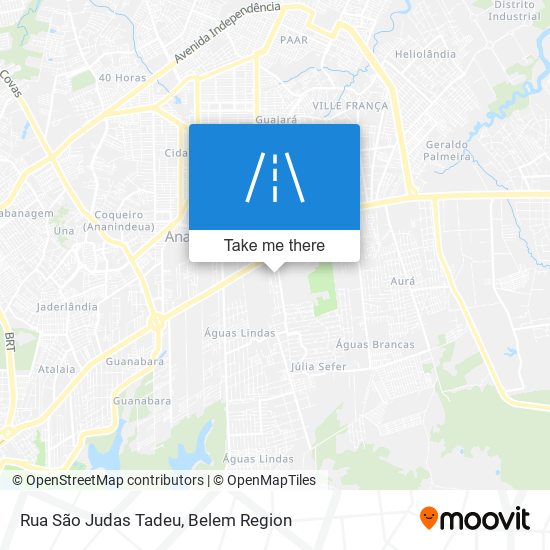 Rua São Judas Tadeu map