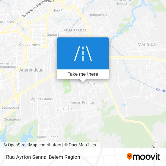 Rua Ayrton Senna map