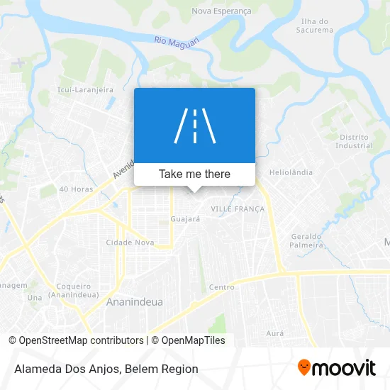 Alameda Dos Anjos map