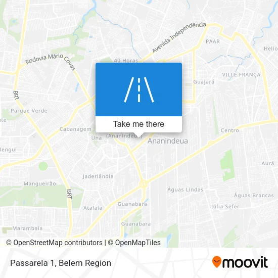 Passarela 1 map