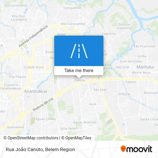 Rua João Canúto map