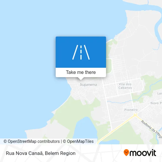 Rua Nova Canaã map