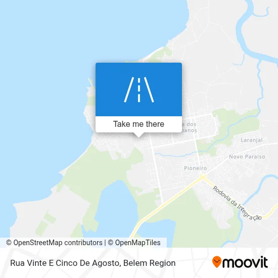 Rua Vinte E Cinco De Agosto map