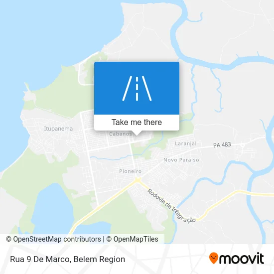 Rua 9 De Marco map