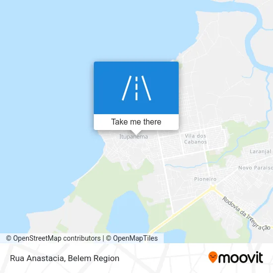 Rua Anastacia map