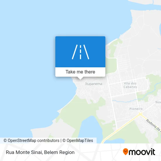 Rua Monte Sinai map