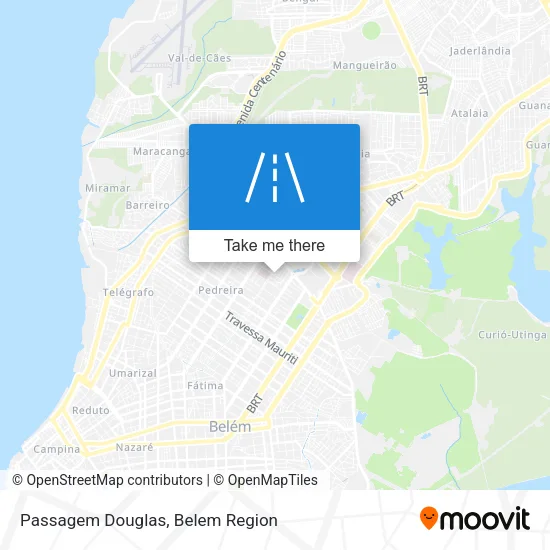 Passagem Douglas map