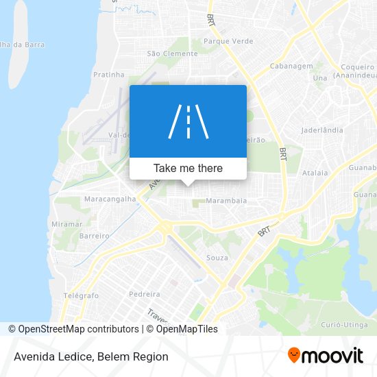 Avenida Ledice map