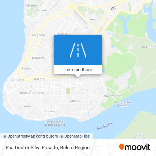 Rua Doutor Silva Rosado map