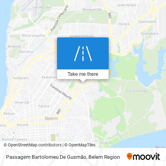 Passagem Bartolomeu De Gusmão map