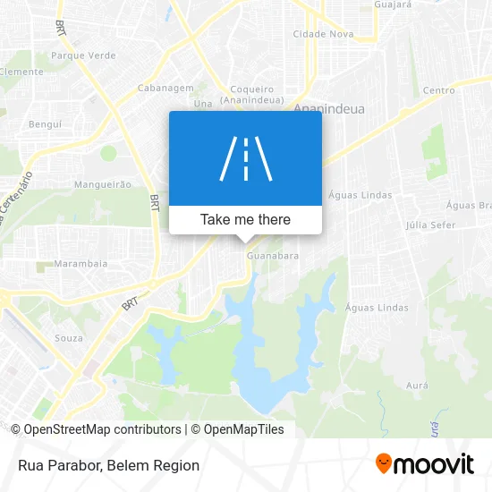 Rua Parabor map