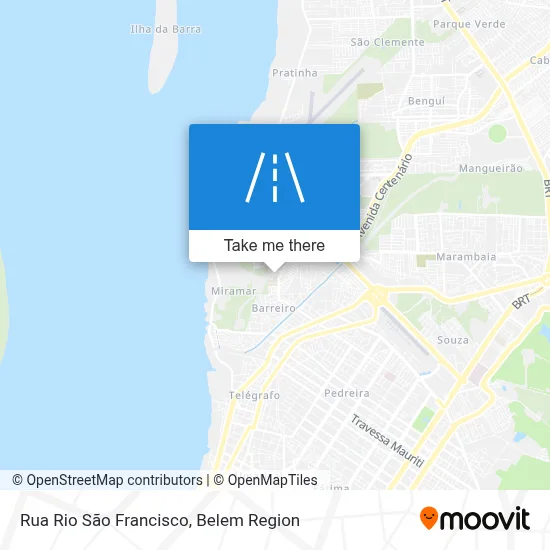 Rua Rio São Francisco map