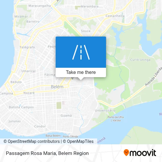 Passagem Rosa Maria map