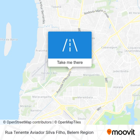 Rua Tenente Aviador Silva Filho map