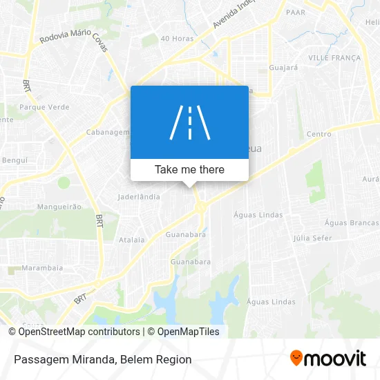 Passagem Miranda map