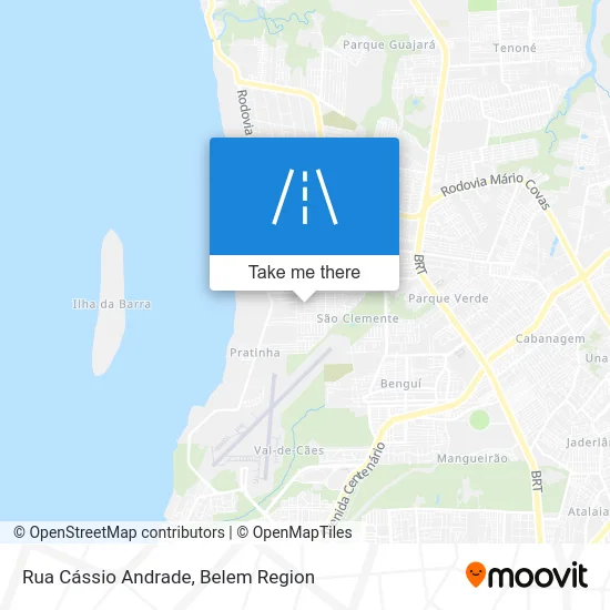 Rua Cássio Andrade map