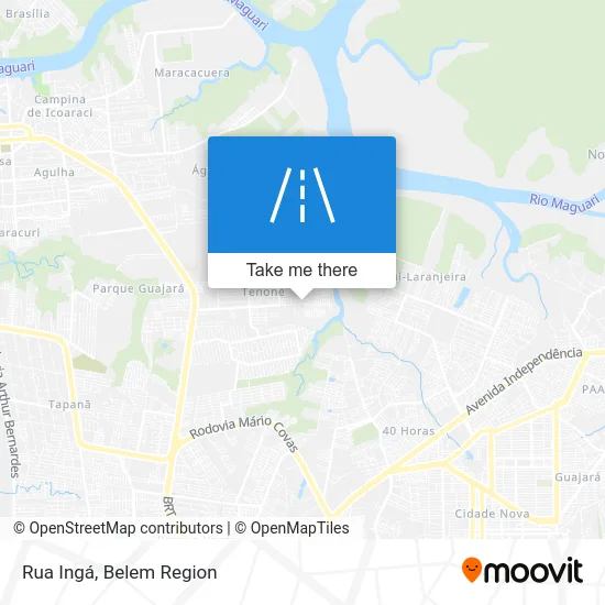 Rua Ingá map