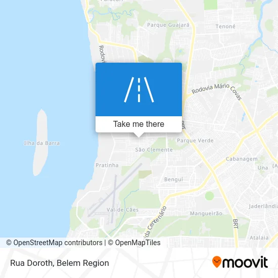 Rua Doroth map