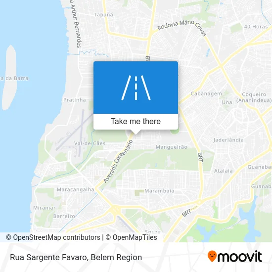 Rua Sargente Favaro map