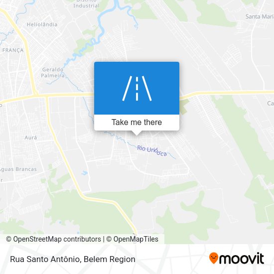 Rua Santo Antônio map