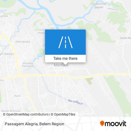 Passagem Alegria map