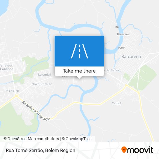 Mapa Rua Tomé Serrão