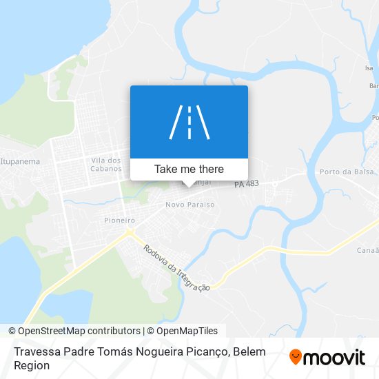 Travessa Padre Tomás Nogueira Picanço map