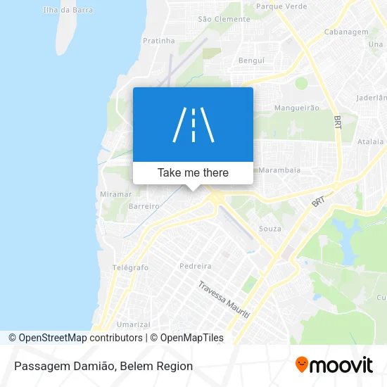 Passagem Damião map