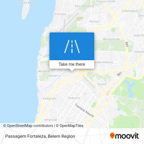 Passagem Fortaleza map