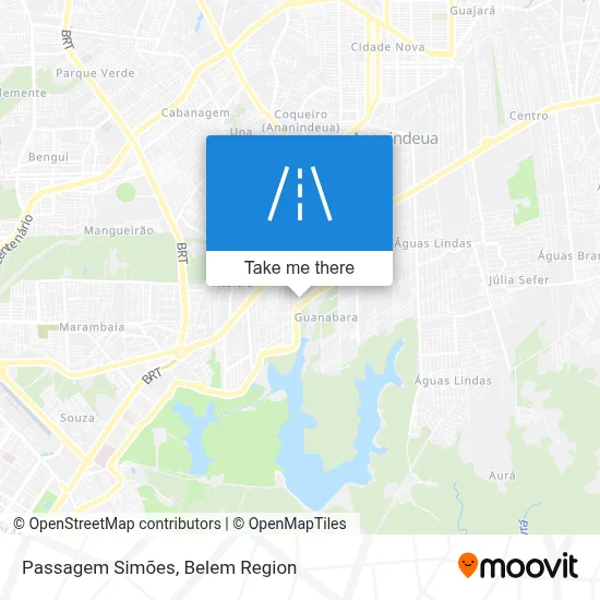 Passagem Simões map