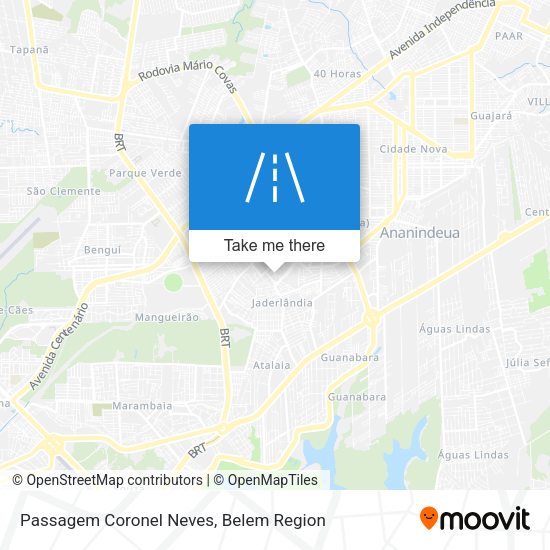 Passagem Coronel Neves map