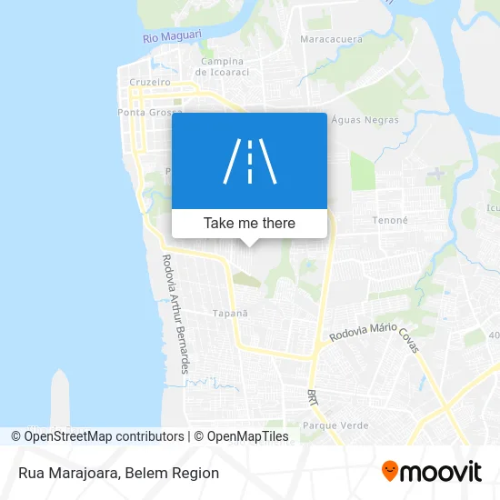 Rua Marajoara map