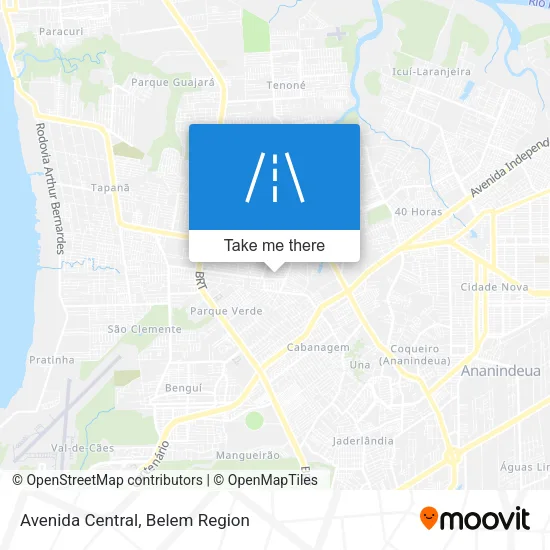 Avenida Central map