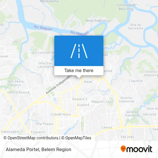 Alameda Portel map