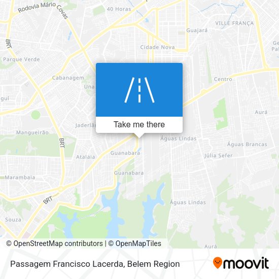 Passagem Francisco Lacerda map