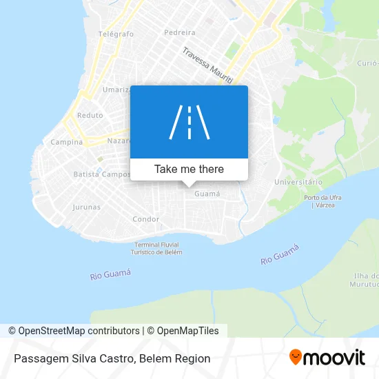 Passagem Silva Castro map