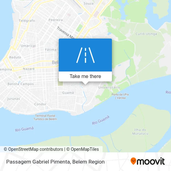 Passagem Gabriel Pimenta map