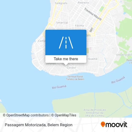 Passagem Motorizada map