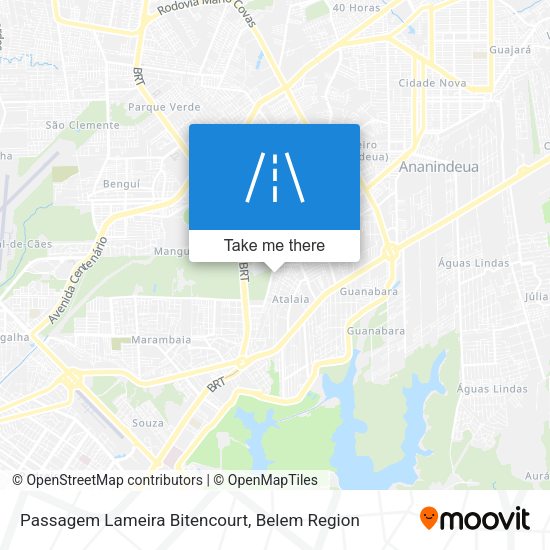 Passagem Lameira Bitencourt map