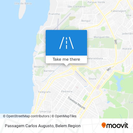 Passagem Carlos Augusto map