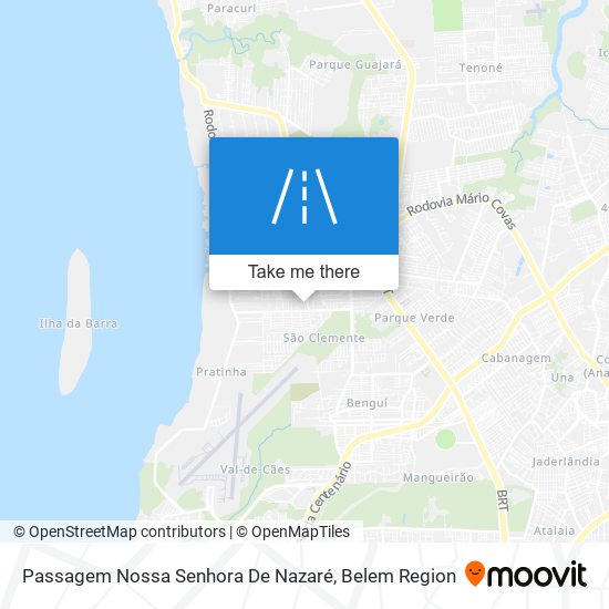 Passagem Nossa Senhora De Nazaré map