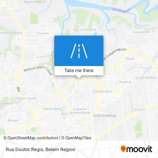 Rua Doutor Regis map
