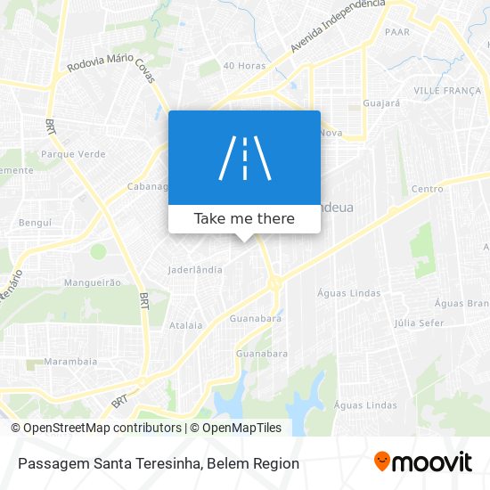 Passagem Santa Teresinha map