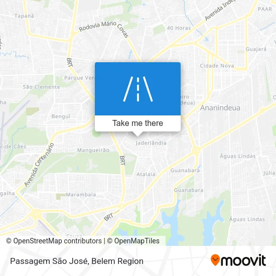 Passagem São José map
