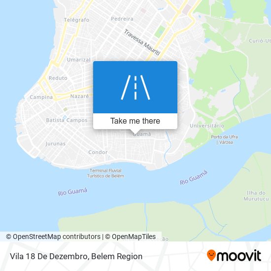 Mapa Vila 18 De Dezembro