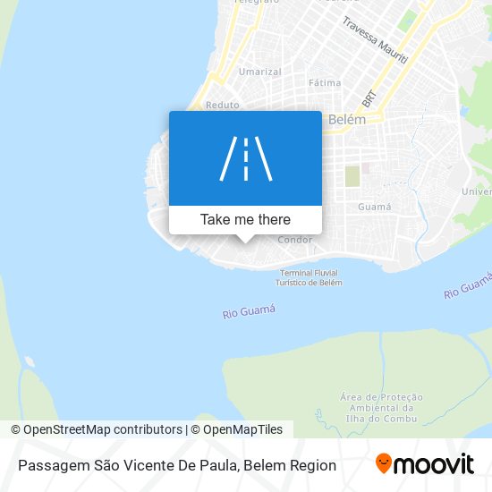 Passagem São Vicente De Paula map