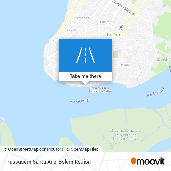 Passagem Santa Ana map