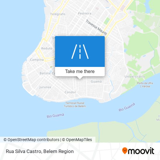 Mapa Rua Silva Castro