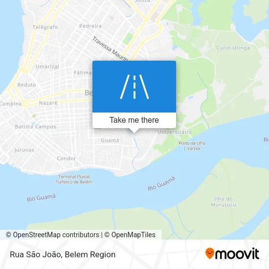 Rua São João map