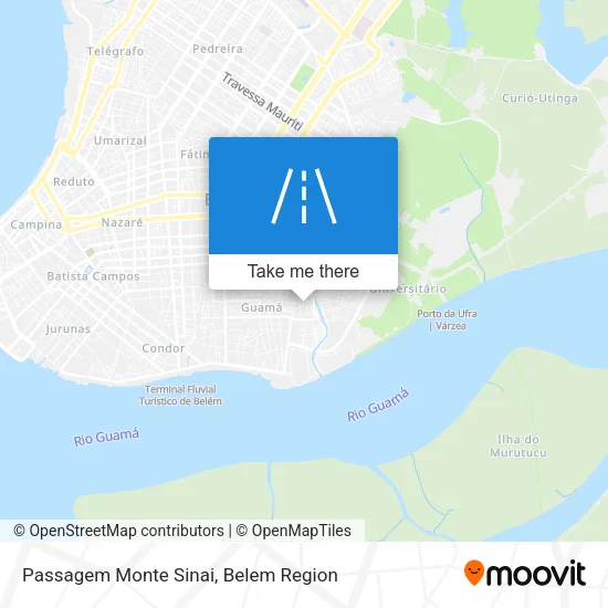 Passagem Monte Sinai map